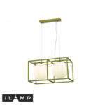Подвесная люстра iLamp P2484-2 GD