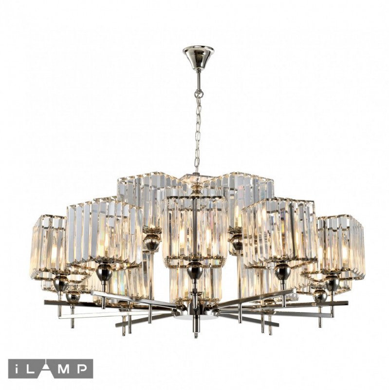 Подвесная люстра iLamp P9514-10+5 NIC