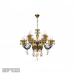 Подвесная люстра iLamp 61081-8+4 BR