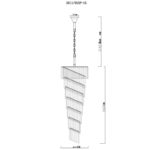 Каскадная люстра Divinare 3011/01 SP-15 — изображение 4