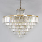 Каскадная люстра Newport 31124/S gold