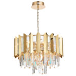 Каскадная люстра Natali Kovaltseva AMAZONE 81444/8C GOLD