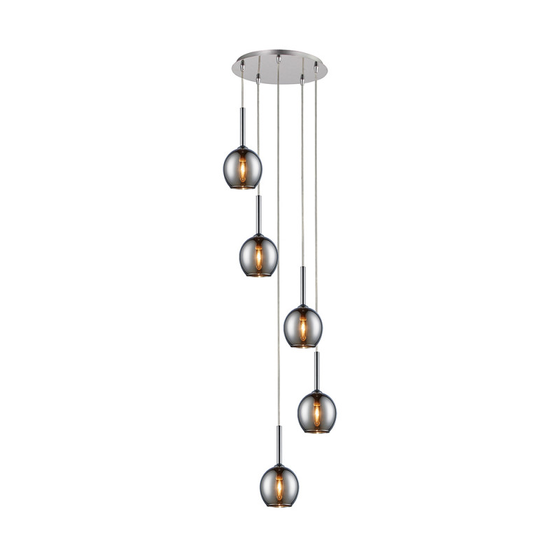 Каскадная люстра Zumaline MD1629-5B/CHROME
