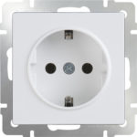 Розетка Werkel WL01-SKG-01-IP20 (белая)