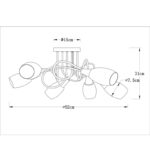 Накладная люстра ARTE Lamp A4591PL-6SS — изображение 4