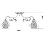 Накладная люстра ARTE Lamp A7062PL-5WG — изображение 3