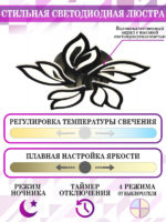 Накладная люстра Natali Kovaltseva HIGH-TECH LED LAMPS 82006 BLACK — изображение 3